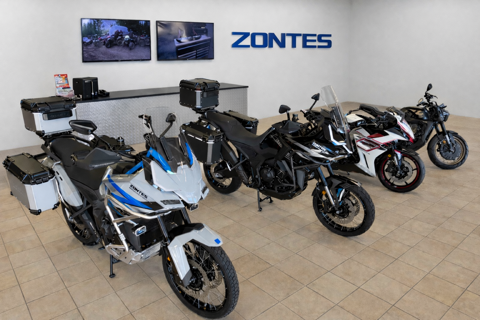 Zontes motorcyklar i Avesta